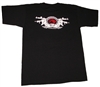 RLP Black T-Shirt "FIREARMS SILHOUETTE LOGO"