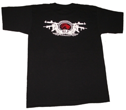 RLP Black T-Shirt "FIREARMS SILHOUETTE LOGO"