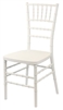 White STEEL CORE Black Discount Resin Chiavari Chair