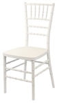 White STEEL CORE Black Discount Resin Chiavari Chair