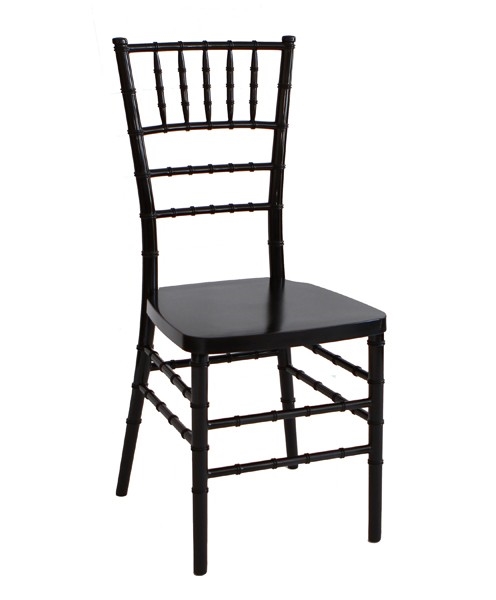 STEEL CORE Black Discount Resin Chiavari Chairs