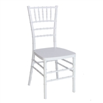Cheap White  Discount Resin Chiavari Chair