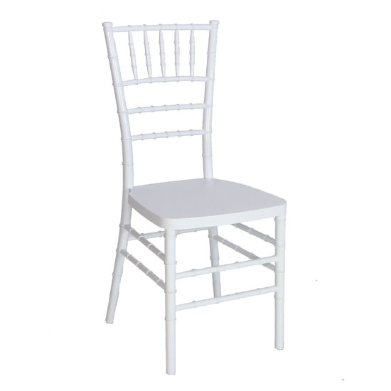 Cheap White  Discount Resin Chiavari Chair