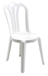 Cafe Vienna Chairs are Comfortable and Beautiful to Look At. Made from a Single Piece of Injection molded, talc filled polypropylene. A Wonderful Chair for Outdoor Wedding or Special Events. Wholesale Special Prices.