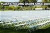 Discount  Wholesale Plastic Folding White chair,  Indiana Folding Chairs Discount Prices