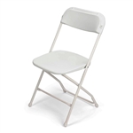 200 pcs White Folding Chairs