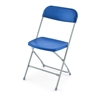 Blue Plastic Folding Chairs | Plastic Folding Chairs | Blue Folding Chair