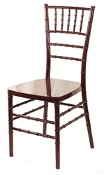 Mahogany Resin Chiavari Chair