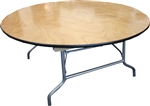 66" Round Plywood Table, Round Plywood Folding Table, Plywood Folding Tables, rental Folding Tables, LOWEST PRICES Tables,Tables Miami