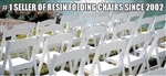 Cheap Resin Folding White Chair