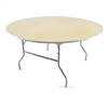 60" Wood Round Folding Tables | Hotel Banquet Folding Tables | Round Tables | WHOLESALE Tables