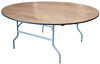 FREE SHIPPING 72" Plywood Round Folding Tables | Hotel Banquet Folding Tables | Round Tables | WHOLESALE Tables