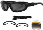 Bobster Eyewear Road Hog II Convertible and Interchangeable Sunglasses