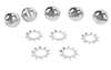 Colony Wheel Hub Outer Cover Screw Kit - Chrome