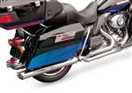 Cycle Shack 3 1/2in. Mufflers for 1 3/4in. Header System - Slash-Out - Chrome