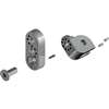 Cycle Pirates 360 Adjustable Footpeg Mounting Kit - Silver