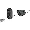 Cycle Pirates 360 Adjustable Footpeg Mounting Kit - Black