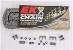 EK Chain 520 MVXZ Quadra X-Ring Chain - 120 Links - Green