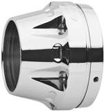 Freedom Performance 4 1/2in. American Outlaw End Cap - Chrome