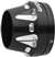 Freedom Performance 4 1/2in. American Outlaw End Cap - Black/Chrome