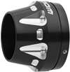 Freedom Performance 4 1/2in. American Outlaw End Cap - Black/Chrome