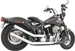 Freedom Performance Upsweeps Exhaust System - Star End Cap - Chrome Body with Chrome Tips