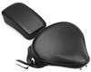 Le Pera Spring Mounted Solos - Skirted Wide Riders Seat - Black