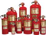 Fire Extinguisher, 25 Cu. Ft. Protection, 3" Dia., 9.1"H