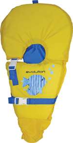 Infant, Yellow/Blue, 0-30 lbs., Type II