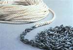 Rode, 10'-1/4" Chain & 150'-1/2" Rope