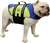 Neoprene Doggy Vest, XL, Blue/Yellow, 90+ lbs.