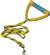 Ski Rope Dog Leash, Yellow/Light Blue, 6'