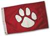 Paw Print Flag, 18.5" x 10"