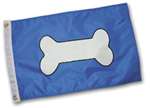 Dog Bone Flag, 18.5" x 10"