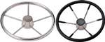 5-Spoke 11" Wheel, 25°, Black Cap