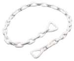 Anchor Chain, 3/16 X 3', White PVC