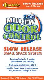 Small Area Mildew Odor Control, (2) 10 gr.
