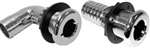 Thru Hull, 3/4", Chrome,1-1/4" Hull