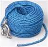 Anchor Rope, 0.20" x 100', Blue