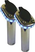 Two Rod Holders w/LED Accent Bezels - Sea Tow