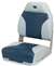 Hi-Back Plastic Seat, Grey/Navy