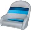 Captain's Chair, Light Grey/Navy/Blue