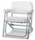 Folding Deck Chair, White