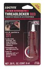 Loctite Threadlocker 262 High Strength Red - 6ml.