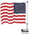 Pro Pad Sissy Bar Metric Mount (.36in.) With 6in. x 9in. USA Flag