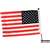 Pro Pad Air Wing Rack Mount with 6in. x 9in. USA Flag