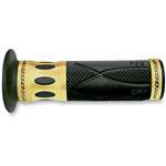 Pro Grip 728 Anodized Road/Scooter Grips - Gold/Black