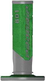 Pro Grip 801 Hybrid Duo-Density Cross Grips - Gray/Green