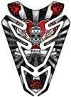 Rascal Grafik Puzzle Series Tank Pad - Black/Red Flying Skull