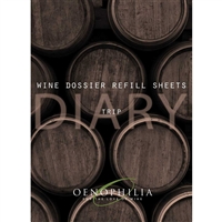 Wine Dossier Trip Notes, 20-Sheet Refill